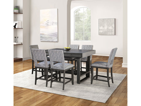 Potton Gray 7 Pc. Counter Height Set - Ornate Home