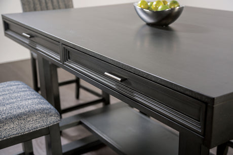 Potton Gray 7 Pc. Counter Height Set - Ornate Home