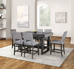 Potton Gray Counter Ht. Table - Ornate Home