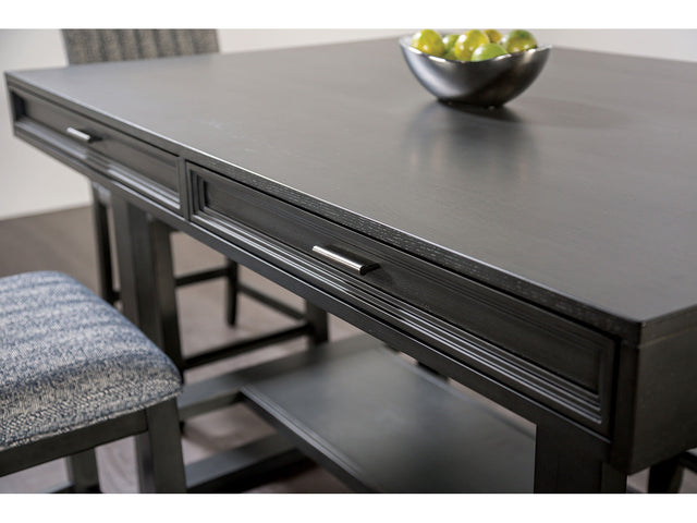 Potton Gray Counter Ht. Table - Ornate Home
