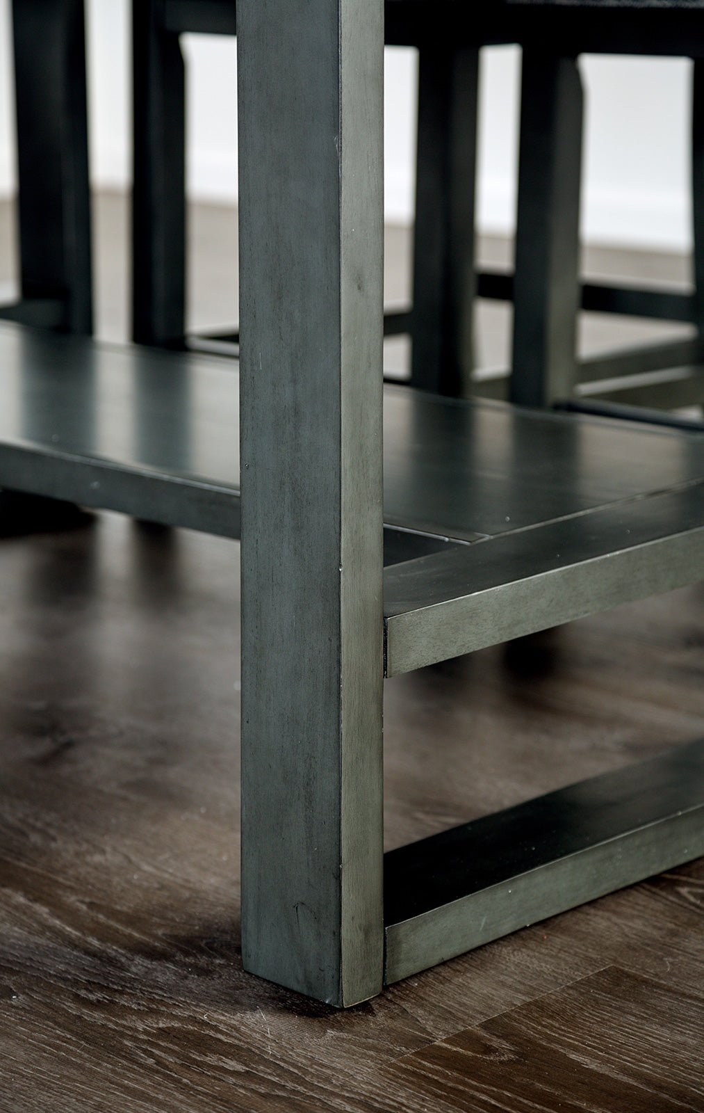 Potton Gray Counter Ht. Table - Ornate Home