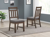 Pottsville Black/Natural 7 Pc. Dining Set - Ornate Home