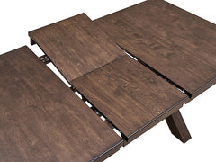Pottsville Black/Natural 7 Pc. Dining Set - Ornate Home