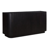 Povera Black 4 Door Sideboard - Ornate Home