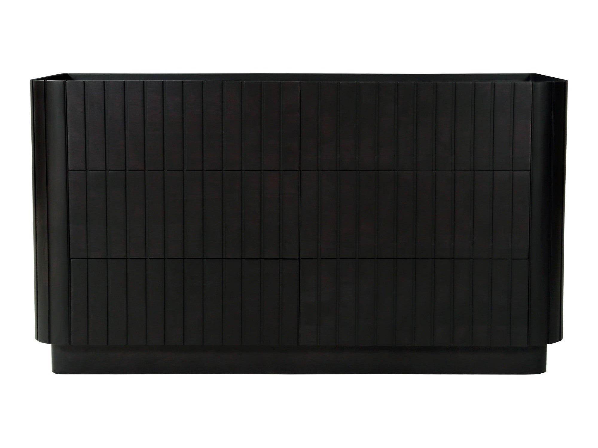 Povera Black 6 Drawer Dresser - Thumbnail 2