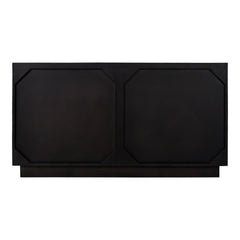 Povera Black 6 Drawer Dresser - Ornate Home