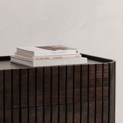 Povera Black 6 Drawer Dresser - Ornate Home