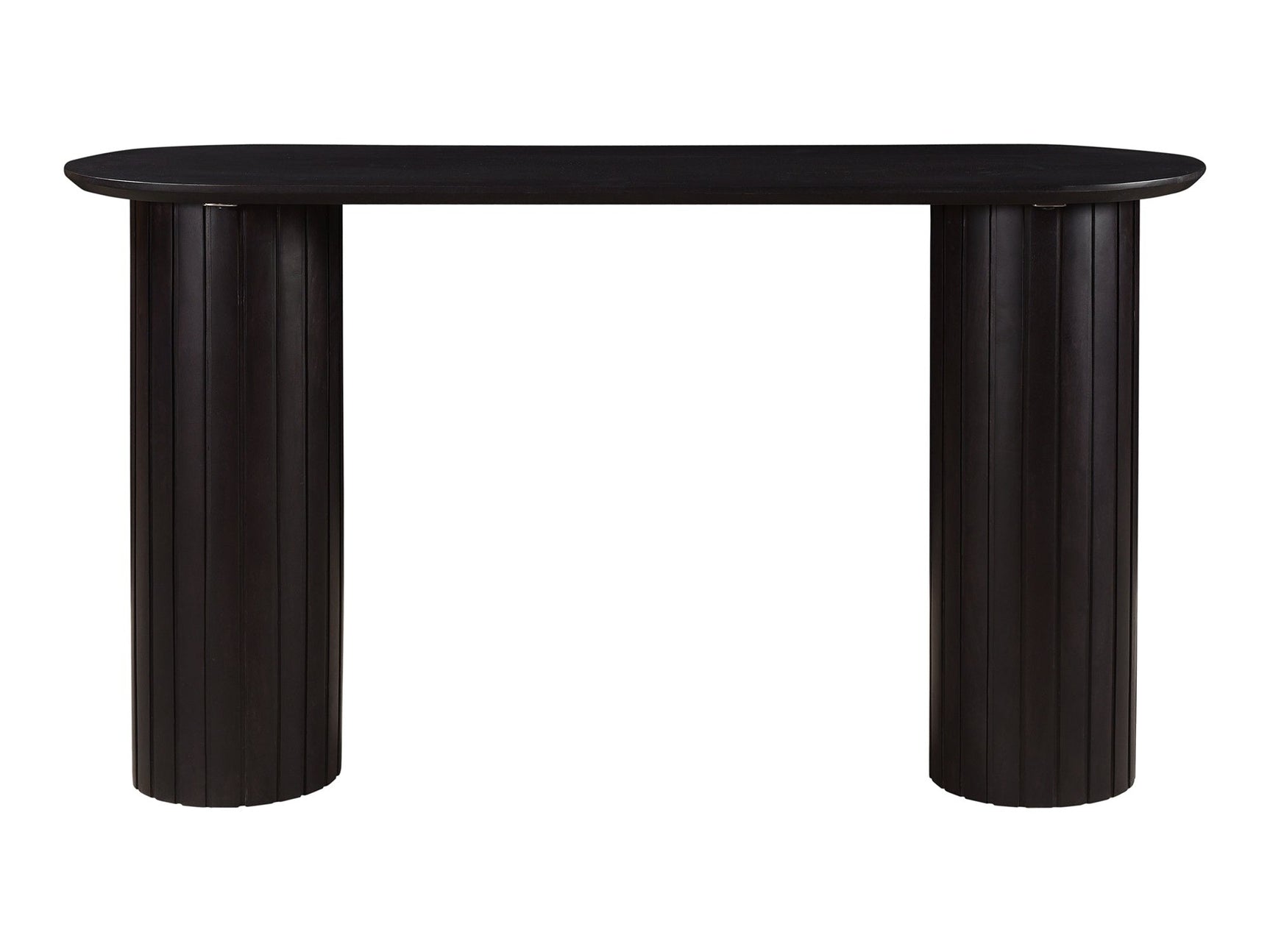 Povera Black Console Table - Ornate Home