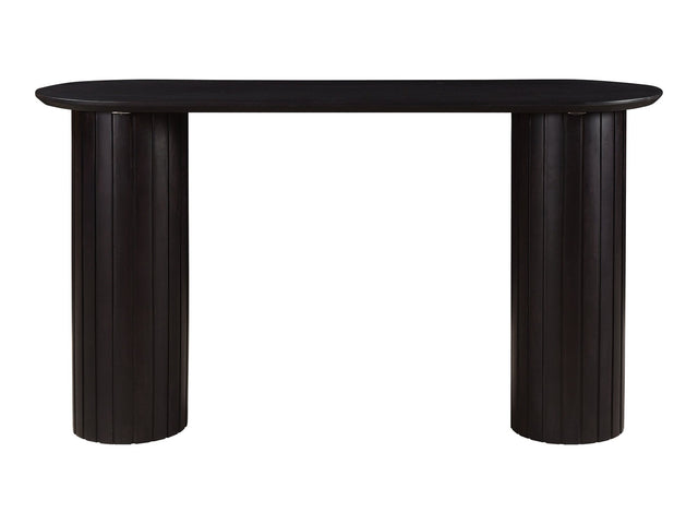 Povera Black Console Table - Ornate Home