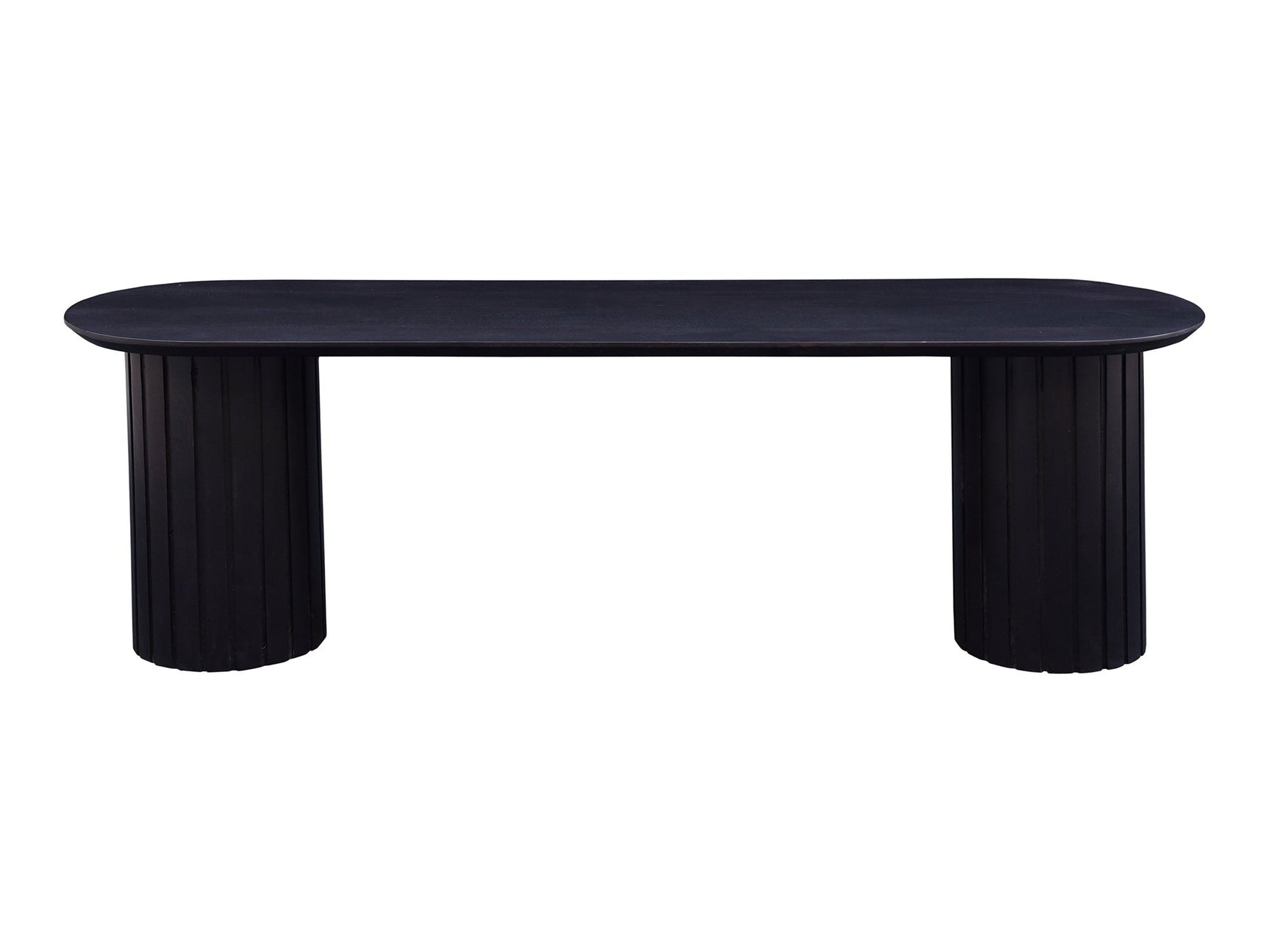 Povera Black Dining Bench - Ornate Home