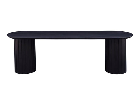 Povera Black Dining Bench - Ornate Home