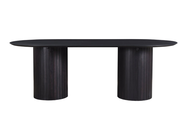 Povera Black Dining Table - Ornate Home