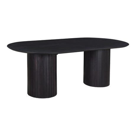 Povera Black Dining Table - Ornate Home