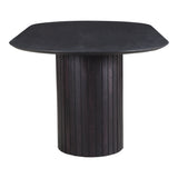 Povera Black Dining Table - Ornate Home