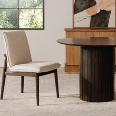 Povera Black Dining Table - Ornate Home