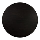 Povera Black Round Dining Table - Ornate Home