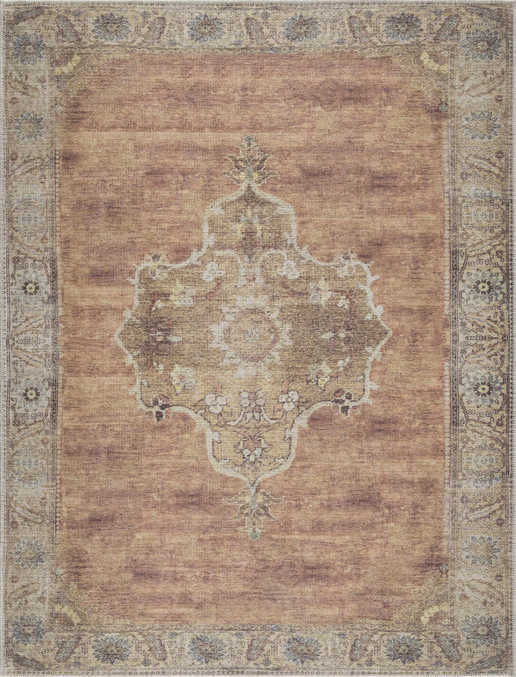Powhatan Washable Thin Rug - Ornate Home