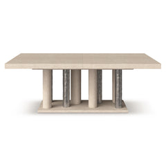 Prado Bright Graphite Dining Table - Ornate Home