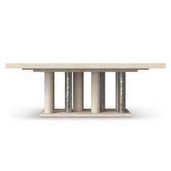 Prado Bright Graphite Dining Table - Ornate Home