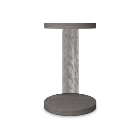 Prado Bright Graphite/Porcini Accent Table - Ornate Home