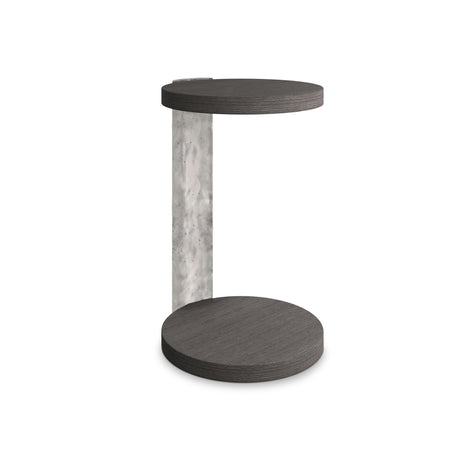 Prado Bright Graphite/Porcini Accent Table - Ornate Home
