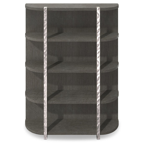 Prado Bright Graphite/Porcini Etagere - Ornate Home