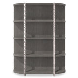 Prado Bright Graphite/Porcini Etagere - Ornate Home