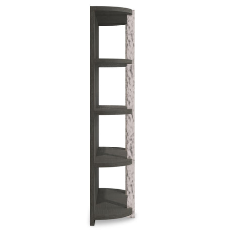 Prado Bright Graphite/Porcini Etagere - Ornate Home