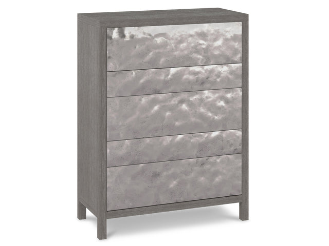 Prado Bright Graphite/Porcini Tall Drawer Chest - Ornate Home