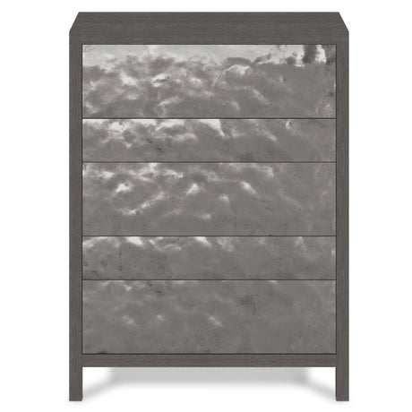 Prado Bright Graphite/Porcini Tall Drawer Chest - Ornate Home