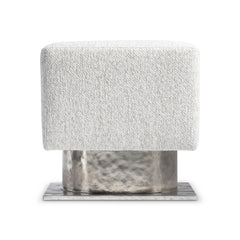 Prado Bright Graphite/White/Cream Bench - Ornate Home