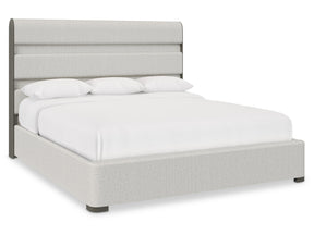 Prado Grey Panel King Bed - Ornate Home