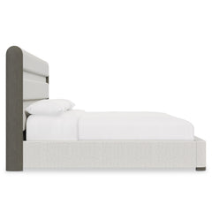 Prado Grey Panel King Bed - Ornate Home
