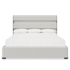 Prado Porcini/White/Cream California King Panel Bed - Ornate Home