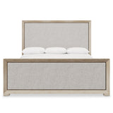 Prado Tawny/Grey Panel King Bed - Ornate Home