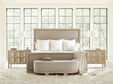 Prado Tawny/Grey Panel King Bed - Ornate Home