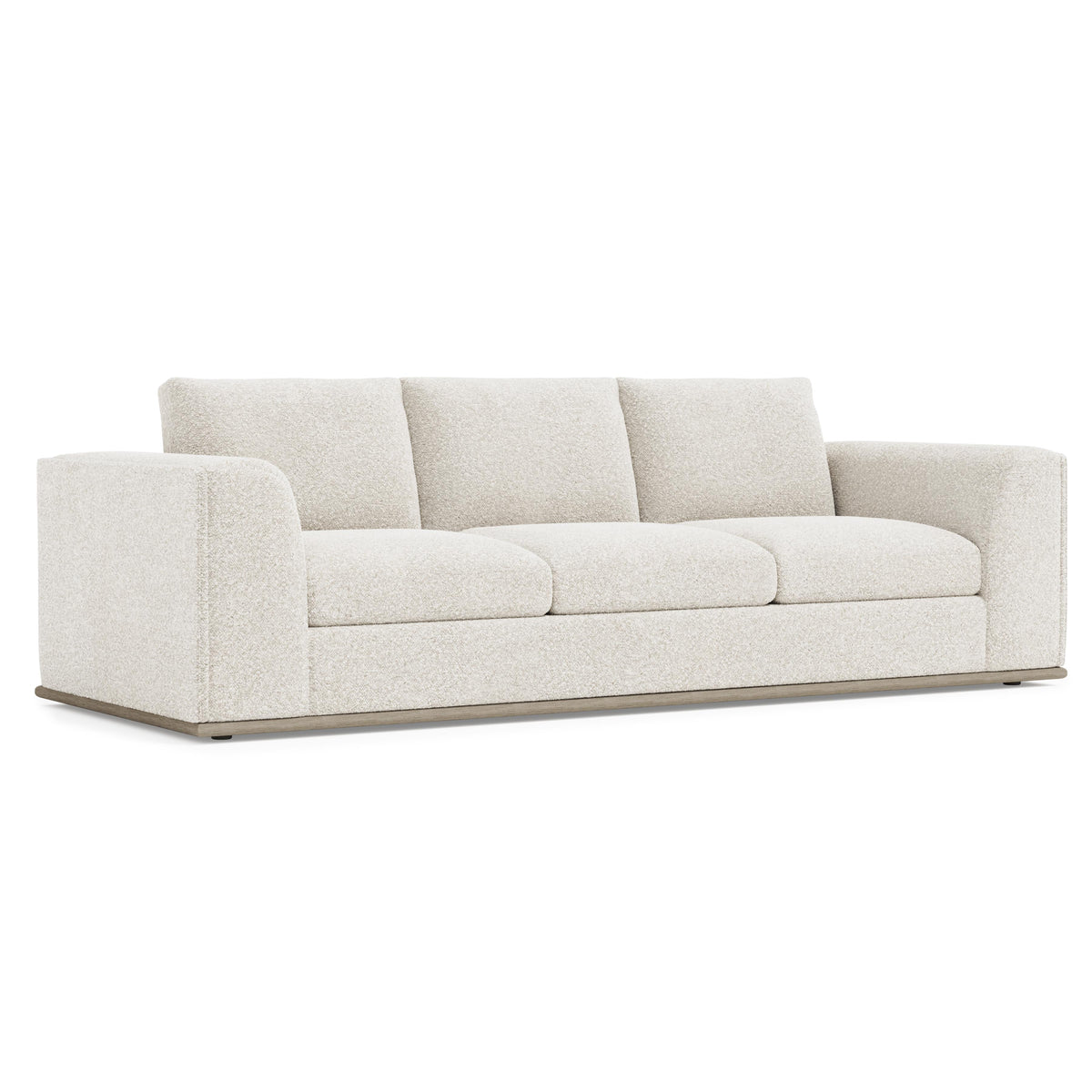 Prague Greige Sofa Without Pillows - Ornate Home