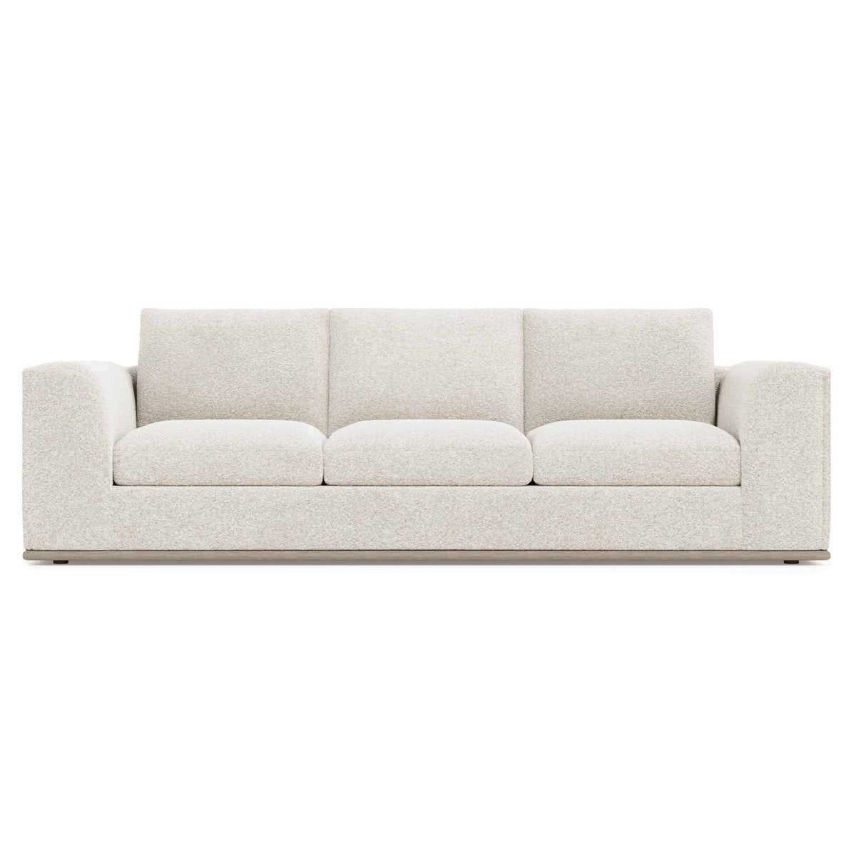 Prague Greige Sofa Without Pillows - Ornate Home