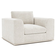 Prague Mocha Chair 1/2 Without Pillows - Ornate Home