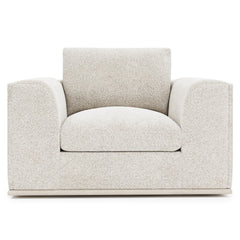 Prague Mocha Chair 1/2 Without Pillows - Ornate Home