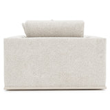 Prague White/Cream Fabric Chair 1/2 - Ornate Home