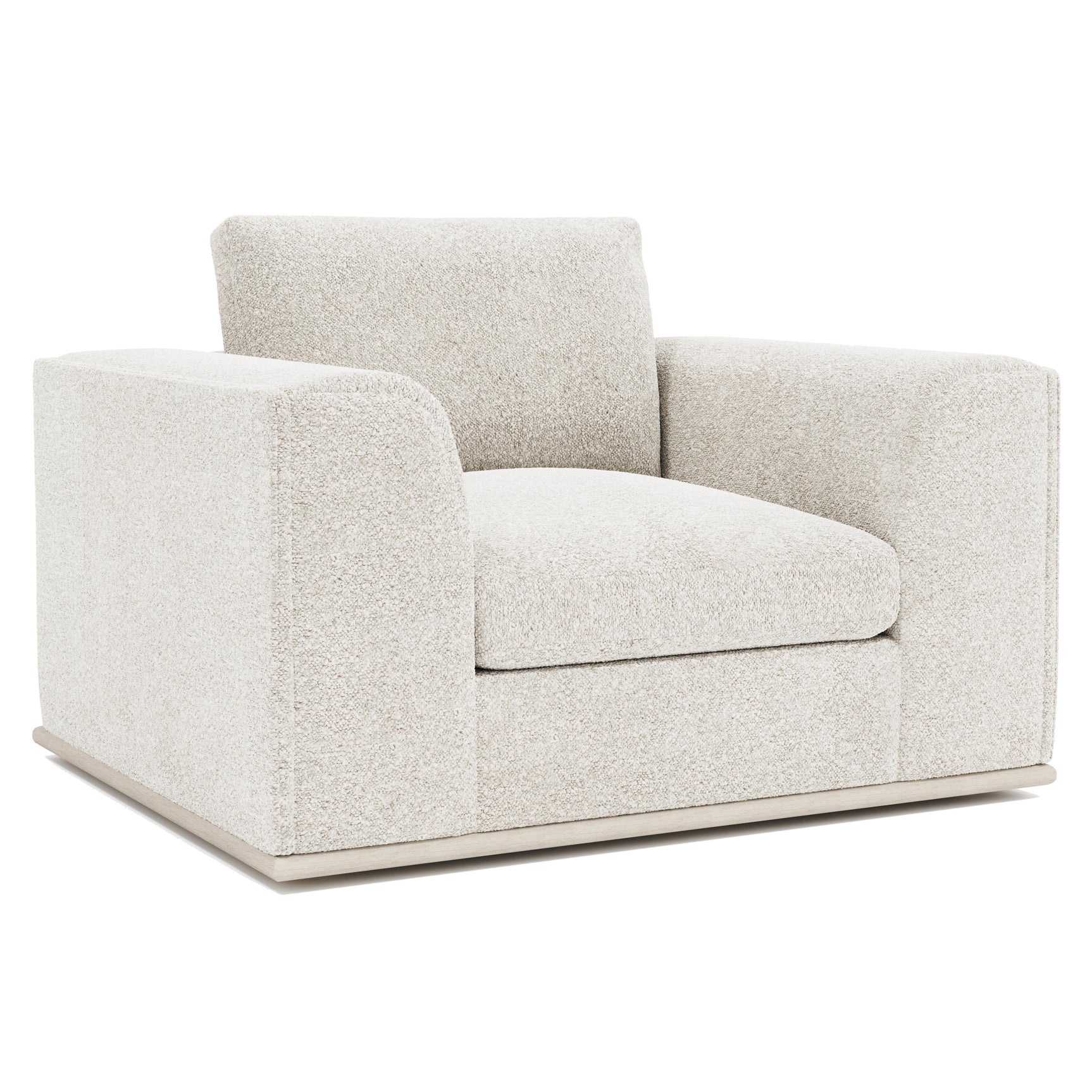 Prague White/Cream Fabric Chair 1/2 - Ornate Home