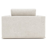 Prague White/Cream Fabric Chair 1/2 - Ornate Home