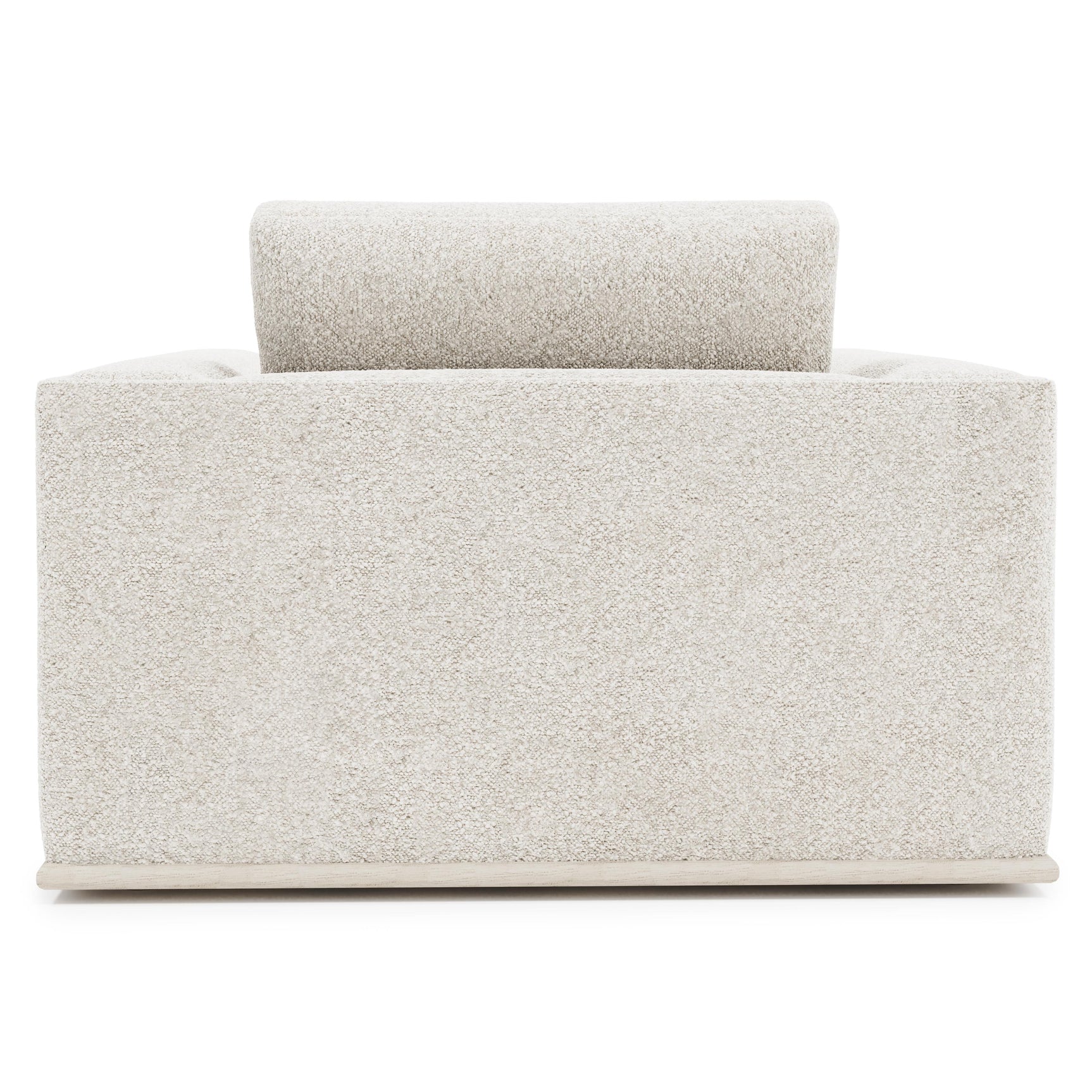 Prague White/Cream Fabric Chair 1/2 - Ornate Home