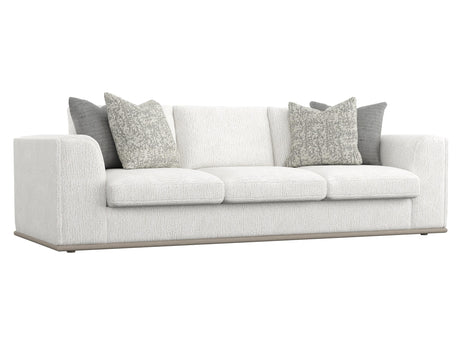 Prague White/Cream Fabric Sofa - Ornate Home