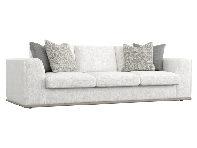 Prague White/Cream Fabric Sofa - Ornate Home