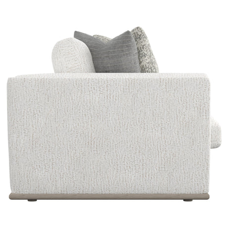 Prague White/Cream Fabric Sofa - Ornate Home