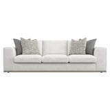 Prague White/Cream Fabric Sofa - Ornate Home