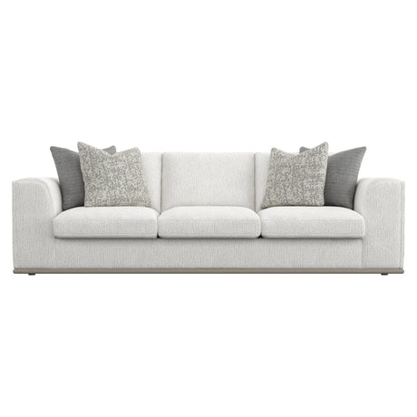 Prague White/Cream Fabric Sofa - Ornate Home