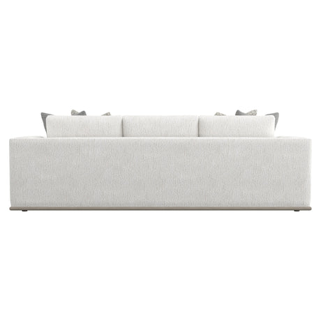 Prague White/Cream Fabric Sofa - Ornate Home
